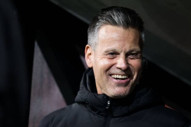 250508 Head coach Kjetil Knutsen of Bodo Glimt ahead of the UEFA Europa League semi-final football match between Bodo Glimt and Tottenham on May 8, 2025 in Bodo. Photo: Vegard Grott BILDBYRAN kod VG VG0750 bbeng fotboll football soccer fotball uefa europa league europa league bodo glimt bodo glimt tottenham hotspur spurs Copyright: VEGARDxGRoTT BB250508VG017