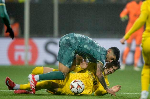 UEFA Europa leauge 2024 2025 Bodo Glimt Tottenham Bodo 20250508 Bodo Glimts Andreas Helmersen during the UEFA Europa League between Bodo Glimt and Tottenham at Aspmyra Stadium Photo Stian Lysberg Solum NTB Bodo Norge EDITORIAL USE ONLY RESTRICTED USE FOR BETTING COMPANIES  Copyright: xStianxLysbergxSolumx xNTBx