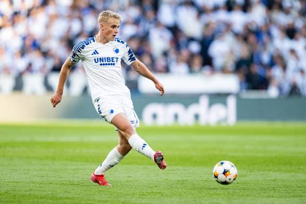 FC Copenhagen v Viborg FF, Oddset Cup football, Copenhagen, Denmark Copenhagen, Denmark. 08th, May 2025. Victor Froholdt (17) of FC Copenhagen seen during the Oddset Cup match between FC Copenhagen and Viborg FF at Parken in Copenhagen. Denmark, Copenhagen  Copyright: xGonzalesxPhoto TobiasxJorgensenx