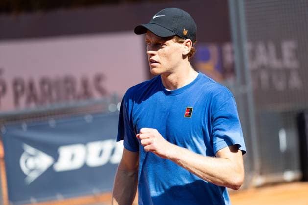 Tennis, ATP Turnier in Rom, Jannik Sinner Training Jannik Sinner (ITA) during Internazionali d Italia BNL, at Foro Italico, Rome, Italy on May 8, 2025 during Internazionali BNL d Italia, International Tennis match in Rome, Italy, May 08 2025  Copyright: xValerioxOrigo IPAxSportx xipa-agency.netx xx IPA_57445597 IPA_Agency_IPA57445597
