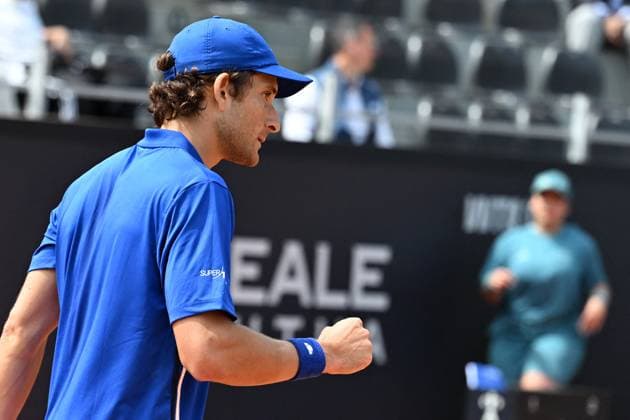 TENNIS - Internazionali di Tennis - Internazionali BNL d Italia Francesco Passaro of the Internazionali BNL D Italia 2025 at Foro Italico on May 9, 2025 in Rome, Italy Rome Italy  Copyright: xIPAxSport ABACAx