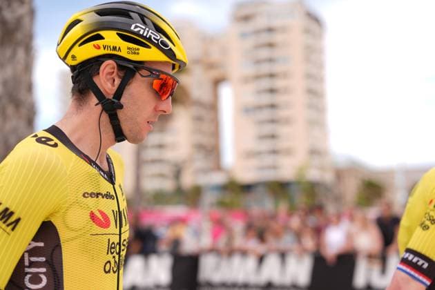 Radsport, Giro d Italia, 1. Etappe Bardet Romain of Team Picnic Postnl during the stage 1 of the Giro d™Italia from Durazzo (Durres) to Tirana (Tirane), Albania- Friday, May 9, 2025. - cycling  Copyright: xMassimoxPaolone LaPressex