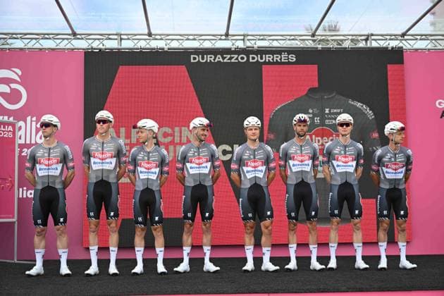 09-05-2025 Giro D italia; Tappa 01 Durres - Tirana; 2025, Alpecin - Deceuninck; Durres; 
