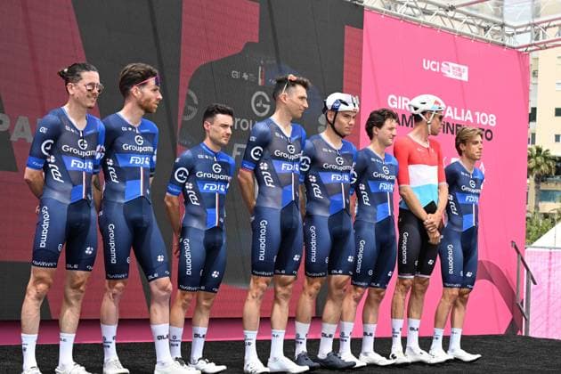 09-05-2025 Giro D italia; Tappa 01 Durres - Tirana; 2025, Groupama - Fdj; Geniets, Kevin; Durres; 