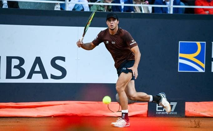 TENNIS - Internazionali di Tennis - Internazionali BNL d Italia Luciano Darderi during of the Internazionali BNL D Italia 2025 at Foro Italico on May 9, 2025 in Rome, Italy Rome Italy  Copyright: xIPAxSport ABACAx