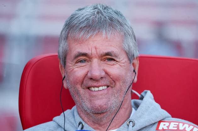 Chef-Trainer Friedhelm Funkel (1. FC Koeln) , 1.FC Nuernberg vs. 1.FC Koeln Fussball, 2. Bundesliga, DFL, Saison 2024 2025, Rueckrunde, 33. Spieltag, 09.05.2025 DFB regulations prohibit any use of photographs as image sequences and or quasi-video