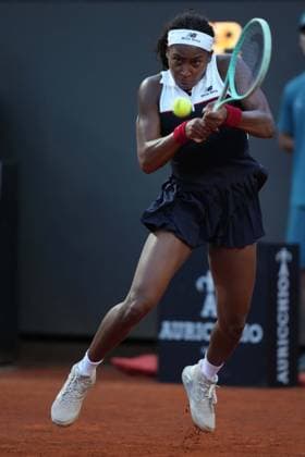 Coco Gauff (USA) during the 3th round against Victoria Mboko (CAN) of the WTA, Tennis Damen Master 1000 Internazionali BNL d™Italia tournament at Foro Italico on May 09, 2025 (Alfredo Falcone LaPresse)  Copyright: xAlfredoxFalcone LaPressex
