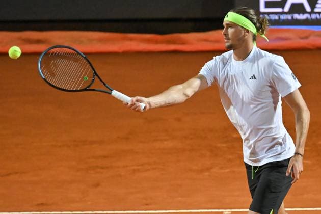 Internazionali BNL d Italia Alexander Zverev during the Internazionali BNL d Italia 2025 at Foro Italico, Italy, May 09th, 2025 Imago-Images Emmefoto Copyright: xImago-Images Emmefotox