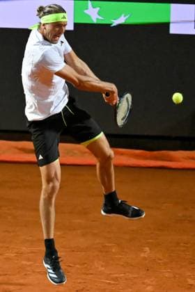 Internazionali BNL d Italia Alexander Zverev during the Internazionali BNL d Italia 2025 at Foro Italico, Italy, May 09th, 2025 Imago-Images Emmefoto Copyright: xImago-Images Emmefotox