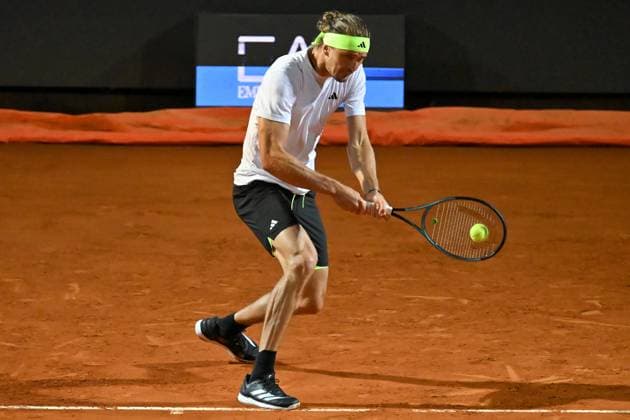 Internazionali BNL d Italia Alexander Zverev during the Internazionali BNL d Italia 2025 at Foro Italico, Italy, May 09th, 2025 Imago-Images Emmefoto Copyright: xImago-Images Emmefotox