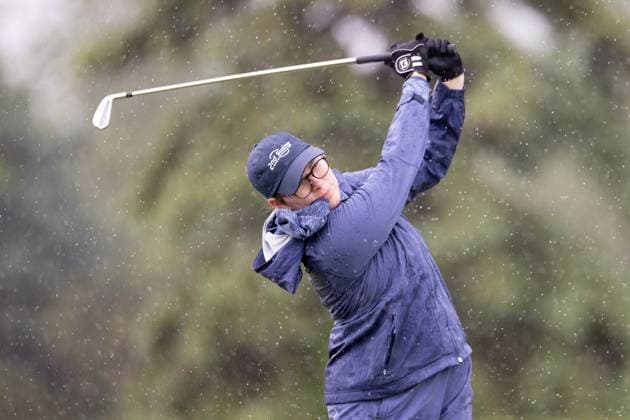 May 9, 2025, Jersey City, New Jersey, United States of America: KATE SMITH-STROH of the United States plays a shot during the second round of the Mizuho Americas Open 2025 at Liberty National Golf Club on May 09, 2025 in Jersey City, New Jersey. Jersey City USA - ZUMAb273 20250508_zsp_b273_049 Copyright: xJordanxBankx