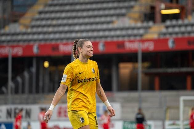 Deutschland, Frauenfussball: Rafaela Borggräfe (SC Freiburg) Copyright: xMIRJAMxGEIGERx