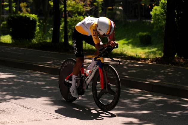 Bernal Gomez Egan Arley of Ineos Grenadiers during the trial of the stage 2 of the Giro d™Italia from Tirana (Tirane) to Tirana (Tirane) Tudor ITT (Individual Time Trial) Albania - Saturday, May 10, 2025. - cycling.  Copyright: xFabioxFerrari LaPressex