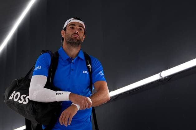 Matteo Berrettini (ITA) during the 2th round against Jacob Fearnley (GBR) of the ATP, Tennis Herren Master 1000 Internazionali BNL d™Italia tournament at Foro Italico on May 10, 2025 (Alfredo Falcone LaPresse)  Copyright: xAlfredoxFalcone LaPressex