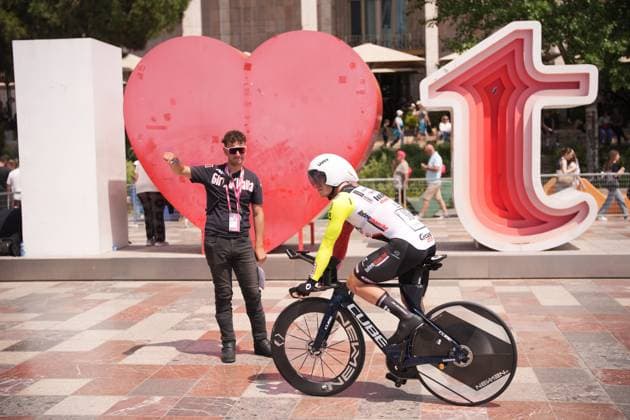 Thijssen Gerben of IntermarchÃ - Wanty during the stage 2 of the Giro d™Italia from Tirana (Tirane) to Tirana (Tirane) Tudor ITT (Individual Time Trial) Albania - Saturday, May 10, 2025. - cycling.  Copyright: xMarcoxAlpozzi LaPressex
