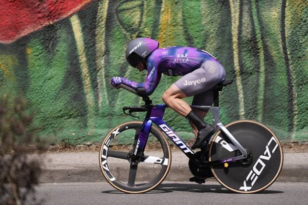 Hepburn Michael of Team Jayco Alula during the stage 2 of the Giro d™Italia from Tirana (Tirane) to Tirana (Tirane) Tudor ITT (Individual Time Trial) Albania - Saturday, May 10, 2025. - cycling.  Copyright: xFabioxFerrari LaPressex