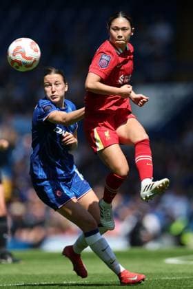 Chelsea v Liverpool Women 10 May 2025, London - Barclays Women™s Super League Football - Chelsea v Liverpool Women - Fuka Nagano of Liverpool - Photo: Charlotte Wilson Offside. London UK Copyright: xCharlottexWilsonx xOffsidexOffside