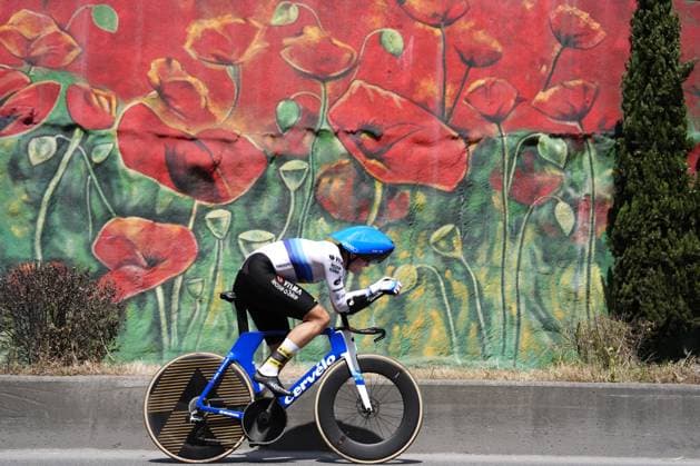 Affini Edoardo of Team Visma Lease A Bike during the stage 2 of the Giro d™Italia from Tirana (Tirane) to Tirana (Tirane) Tudor ITT (Individual Time Trial) Albania - Saturday, May 10, 2025. - cycling.  Copyright: xFabioxFerrari LaPressex