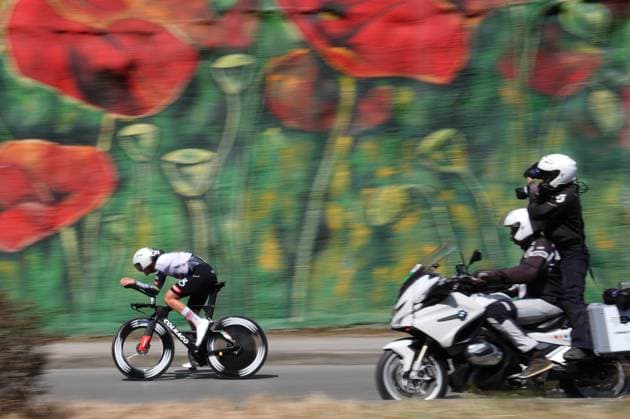 Vine Jay of Uae Team Emirates Xrg during the stage 2 of the Giro d™Italia from Tirana (Tirane) to Tirana (Tirane) Tudor ITT (Individual Time Trial) Albania - Saturday, May 10, 2025. - cycling.  Copyright: xFabioxFerrari LaPressex