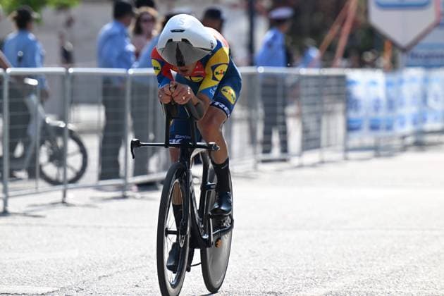 10-05-2025 Giro D italia; Tappa 02 Tirana - Tirana; 2025, Lidl - Trek; Ciccone, Giulio; Tirana; 