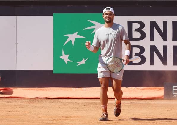 Rome, Italy: Tennis Internazionali d Italia BNL, Marcos Giron (USA), Rome, May 10, 2025. Photo Rome, Tennis International Of Italy BNL  - ZUMAp169 20250510_zea_p169_590 Copyright: xFelicexCalabrox