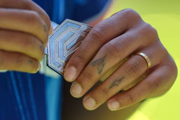 Chelsea v Liverpool Women 10 May 2025, London - Barclays Women™s Super League Football - Chelsea v Liverpool Women - Lauren James of Chelsea holds her winner™s medal - Photo: Charlotte Wilson Offside. London UK Copyright: xCharlottexWilsonx xOffsidexOffside