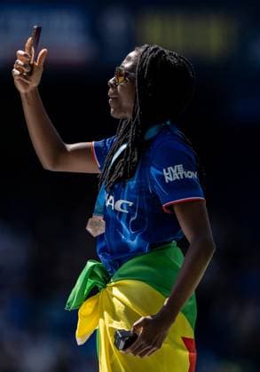 GB. London 10 MAY: Oriane Jean-Francois of Chelsea during the Barclays Women s Super League match between Chelsea FC and Liverpool FC at Stamford Bridge on May 10, 2025 in London, England. Photo Sebastian Frej Chelsea FC v Liverpool FC, WSL Copyright: xSebastianxFrejx