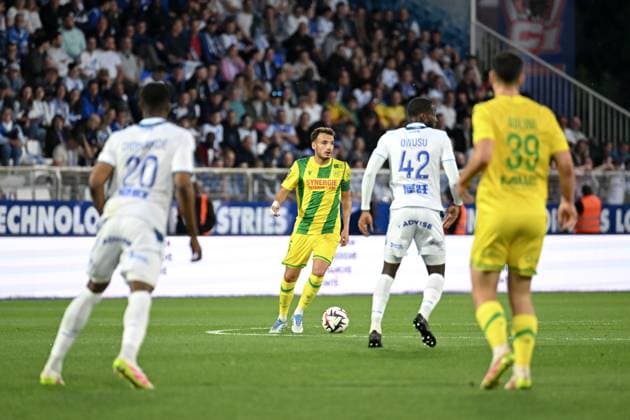 AJ Auxerre v FC Nantes - Ligue 1 MCDonald s 2024 2025 05 Pedro CHIRIVELLA (fcn) during the Ligue 1 MCDonald s match between Auxerre and Nantes on May 10, 2025 at Stade de L Abbe-Deschamps in Auxerre, France. Auxerre France  Copyright: xFEPx 776319160