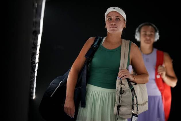 Sofia Kenin (USA)during the 4th round against Aryna Sabalenka (RUS) of the WTA, Tennis Damen Master 1000 Internazionali BNL d™Italia tournament at Foro Italico on May 11, 2025 (Alfredo Falcone LaPresse)  Copyright: xAlfredoxFalcone LaPressex