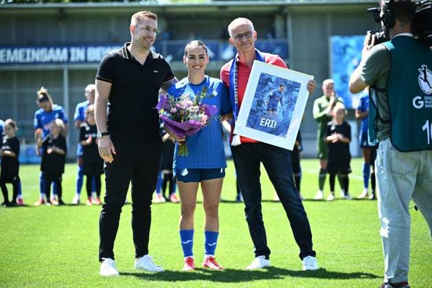 RECORD DATE NOT STATED Google Pixel Frauen-Bundesliga, TSG Hoffenheim - FC Carl Zeiss Jena; 11.05.2025 Copyright: xBEAUTIFULxSPORTS Gelhardtx