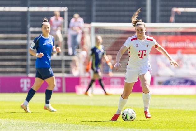 Google Pixel Frauen-Bundesliga: 1. FC Köln - 1. FFC Turbine Potsdam, 11.05.2025 Adriana Achcinska (1. FC Köln, 9). Google Pixel Frauen-Bundesliga, 1. FC Köln - 1. FFC Turbine Potsdam, 22. Spieltag, am 11.05.2025, Franz-Kremer-Stadion, Köln DFB regulations prohibit any use of photographs as image sequences and or quasi-video Copyright: xBEAUTIFULxSPORTS Meuselx