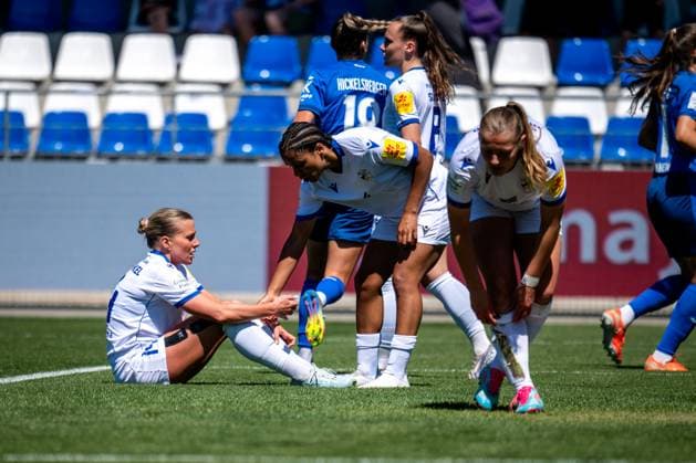 Google Pixel Frauen-Bundesliga, TSG Hoffenheim - FC Carl Zeiss Jena; 11.05.2025 Enttäuschte Gesichter bei den Spielerinnen aus Jena Google Pixel Frauen-Bundesliga, TSG Hoffenheim - FC Carl Zeiss Jena, am 11.05.2025 im Dietmar-Hopp-Stadion in Hoffenheim. DFB REGULATIONS PROHIBIT ANY USE OF PHOTOGRAPHS AS IMAGE SEQUENCES AND OR QUASI-VIDEO. Copyright: xBEAUTIFULxSPORTS Gelhardtx