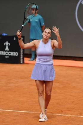 Foto IPP Cavaliere Emiliano. Roma 11 05 2025. Tennis Internazionali d Italia 2025. Nella foto: Aryna Sabalenka. Italy Photo Press - World Copyright italy ITALY  Copyright: xR4924_italyphotopressx