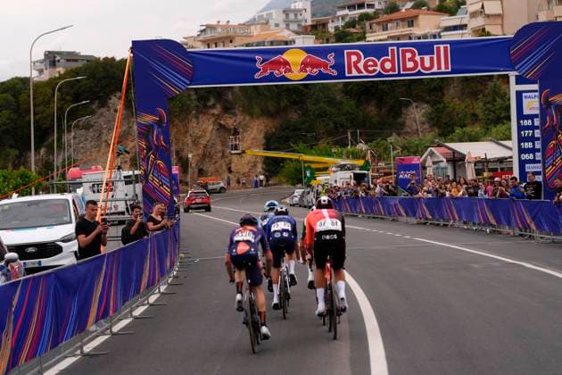 The pack rides during the stage 3 of the Giro d™Italia from Valona (Vlore) to Valona (Vlore) Albania - Sunday, May 11, 2025. - cycling.  Copyright: xFabioxFerrari LaPressex