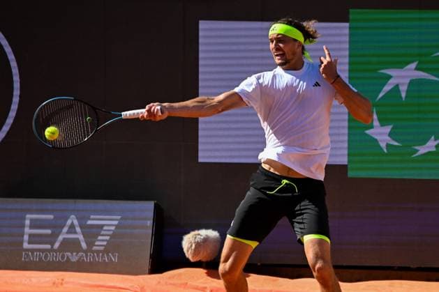 Alexander Zverev during of the Internazionali BNL D Italia 2025 at Foro Italico on May 11, 2025 in Rome, Italy  Copyright: xAndreaxRosito IPAxSportx xipa-agency.netx xx IPA_57536257 IPA_Agency_IPA57536257