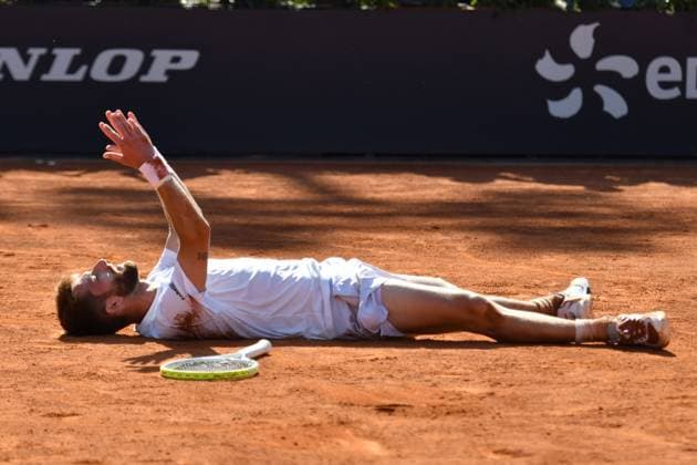 Corentin Moutet during of the Internazionali BNL D Italia 2025 at Foro Italico on May 11, 2025 in Rome, Italy  Copyright: xAndreaxRosito IPAxSportx xipa-agency.netx xx IPA_57538725 IPA_Agency_IPA57538725