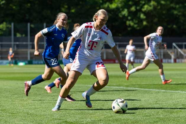 Google Pixel Frauen-Bundesliga: 1. FC Köln - 1. FFC Turbine Potsdam, 11.05.2025 Julia Schiffarth (1. FC Köln, 22). Google Pixel Frauen-Bundesliga, 1. FC Köln - 1. FFC Turbine Potsdam, 22. Spieltag, am 11.05.2025, Franz-Kremer-Stadion, Köln DFB regulations prohibit any use of photographs as image sequences and or quasi-video Copyright: xBEAUTIFULxSPORTS Meuselx
