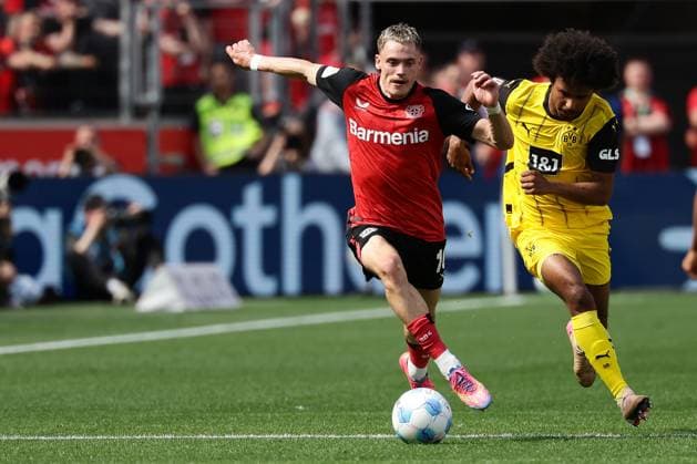 Sport Themen der Woche KW19 Sport Bilder des Tages Fußball, 1. Bundesliga: Bayer 04 Leverkusen - Borussia Dortmund , 33. Spieltag, BayArena, DFB DFL REGULATIONS PROHIBIT ANY USE OF PHOTOGRAPHS AS IMAGE SEQUENCES AND OR QUASI-VIDEO. *** Soccer, 1 Bundesliga Bayer 04 Leverkusen Borussia Dortmund , 33 Matchday, BayArena, DFB DFL REGULATIONS PROHIBIT ANY USE OF PHOTOGRAPHS AS IMAGE SEQUENCES AND OR QUASI VIDEO Copyright: JoachimxBywaletz xJB-Sportfoto