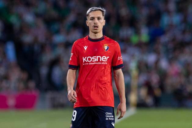 Real Betis Balompie v CA Osasuna - La Liga EA Sports Bryan Zaragoza of CA Osasuna is in action during the La Liga EA Sports match between Real Betis and CA Osasuna at Benito Villamarin in Seville, Spain, on May 11, 2025. Seville Spain  Copyright: xDAXxImagesx originalFilename:daximages-realbeti250511_npAp8.jpg