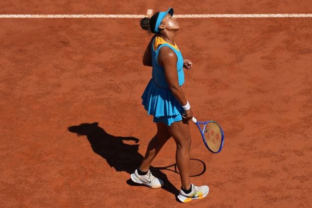 Naomi Osaka (JPN) during the 4th round against Peyton Stearns (USA) of the WTA, Tennis Damen Master 1000 Internazionali BNL d™Italia tournament at Foro Italico on May 12, 2025 (Alfredo Falcone LaPresse)  Copyright: xAlfredoxFalcone LaPressex