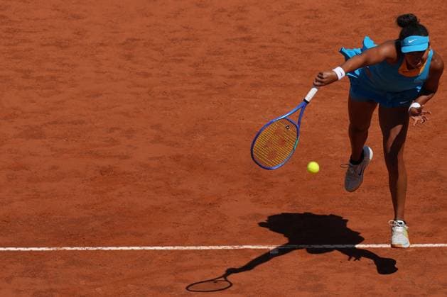 Naomi Osaka (JPN) during the 4th round against Peyton Stearns (USA) of the WTA, Tennis Damen Master 1000 Internazionali BNL d™Italia tournament at Foro Italico on May 12, 2025 (Alfredo Falcone LaPresse)  Copyright: xAlfredoxFalcone LaPressex