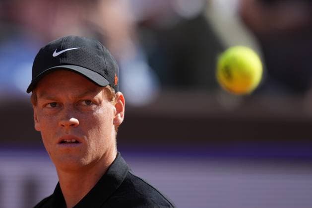 Sport Bilder des Tages Jannik Sinner (ITA)during the 3th round against Jasper De Jong (NED) of the ATP, Tennis Herren Master 1000 Internazionali BNL d™Italia tournament at Foro Italico on May 11, 2025 (Alfredo Falcone LaPresse)  Copyright: xAlfredoxFalcone LaPressex