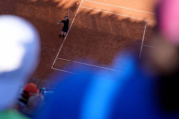Jannik Sinner (ITA)during the 3th round against Jasper De Jong (NED) of the ATP, Tennis Herren Master 1000 Internazionali BNL d™Italia tournament at Foro Italico on May 11, 2025 (Alfredo Falcone LaPresse)  Copyright: xAlfredoxFalcone LaPressex