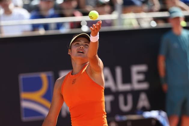Rome, Italy, italy: Rome, Italy 05 12 2025: Gauff Coco (USA) rank 3 vs Emma Raducanu (GBR) rank 49 competing during R16 of the Internazionali BNL d Italia 2025 WTA, Tennis Damen Masters 1000 women s circuit in Rome at the Foro Italico. Tennis: WTA Masters 1000 Women At Foro Italico In Rome  - ZUMAp169 0817838115st Copyright: xmarcoxiacobuccix
