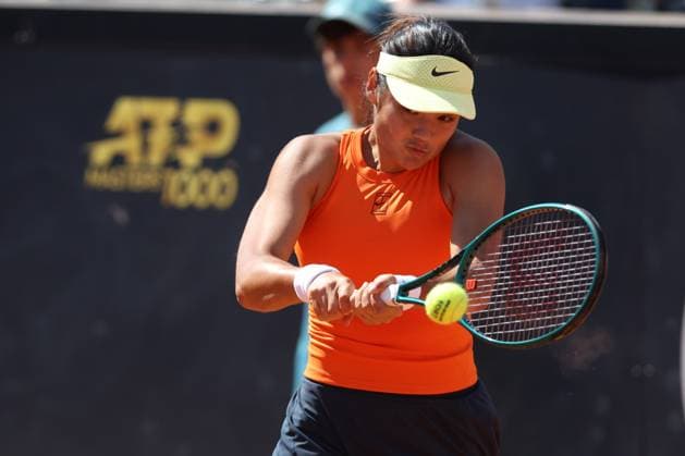 Rome, Italy 05 12 2025: Gauff Coco (USA) rank 3 vs Emma Raducanu (GBR) rank 49 competing during R16 of the Internazionali BNL d Italia 2025 WTA, Tennis Damen Masters 1000 women s circuit in Rome at the Foro Italico.  Copyright: xmarcoxiacobuccix xipa-agency.netx xmarcoxiacobuccix 0817832968st
