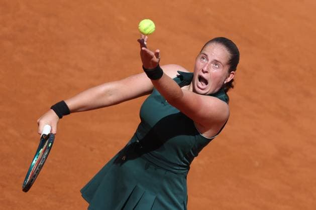 Rome, Italy 05 12 2025: Jasmine Paolini (ITA) rank 5 vs Jelena Ostapenko (AUS) rank 18 competing during R16 of the Internazionali BNL d Italia 2025 WTA, Tennis Damen Masters 1000 women s circuit in Rome at the Foro Italico.  Copyright: xmarcoxiacobuccix xipa-agency.netx xmarcoxiacobuccix 0817836139st