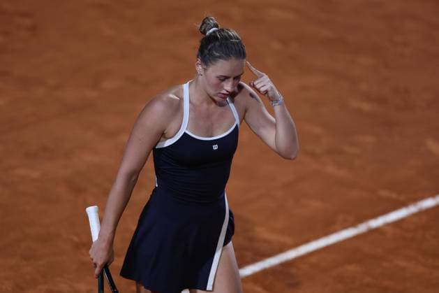 Rome, Italy, italy: Rome, Italy 05 12 2025: Sabalenka Arena BY rank 1 vs Kostyuk Marta UKR rank 27 competing during R16 of the Internazionali BNL d Italia 2025 WTA, Tennis Damen Masters 1000 women s circuit in Rome at the Foro Italico. Rome italy  - ZUMAp169 20250512_zea_p169_1054 Copyright: xmarcoxiacobuccix Tennis: WTA Master 1000 Women At The Foro Italico In Rome, Sabalenka Arena (BY) Rank 1 Vs Kostyuk Marta (UKR) Rank 27  - ZUMA0817 0817907437st Copyright: xIMAGO marcoxiacobuccix