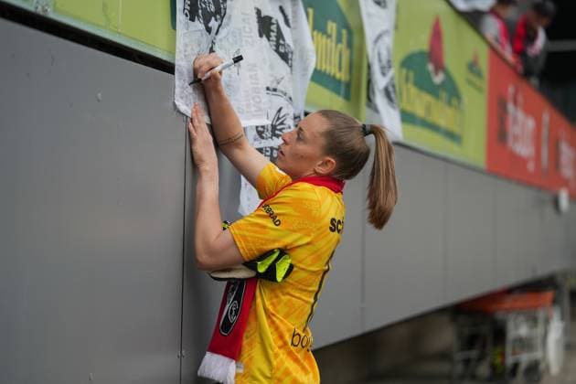 Deutschland, Fussball, Google Pixel Frauen-Bundesliga 2024 2025, 22. Spieltag, SC Freiburg vs. Werder Bremen, Dreisamstadion (Freiburg): Rafaela Borggräfe Copyright: xMIRJAMxGEIGERx