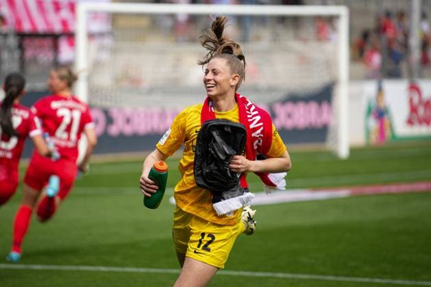 Fussball, Google Pixel Frauen-Bundesliga, 22 .Spieltag, 2024 2025, SC Freiburg vs. Werder Bremen, 11.03.2025, Dreisamstadion, Freiburg,: Rafaela Borggräfe (SC Freiburg, Frauen 1) Freiburg Dreisamstadion Baden-Württemberg Deutschland Copyright: xFINLEYxMÖRCHx