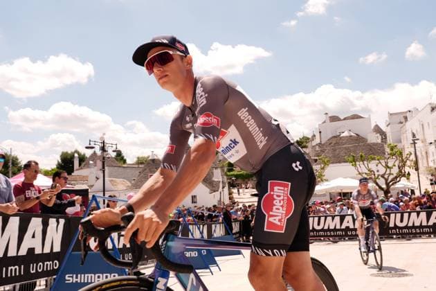 Hermans Quinten of Alpecin-Deceuninck during the stage 4 of the Giro d™Italia from Alberobello (Pietramadre) to Lecce, Italy - Tuesday, May 13, 2025. - cycling.  Copyright: xMassimoxPaolone LaPressex